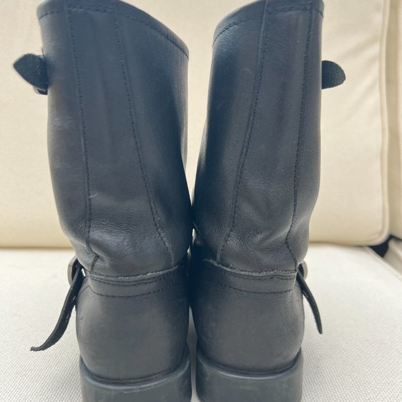 SOLD | FRYE Engineer Pull On Leather Boots | Youth Size 2 - Picture 9 of 16